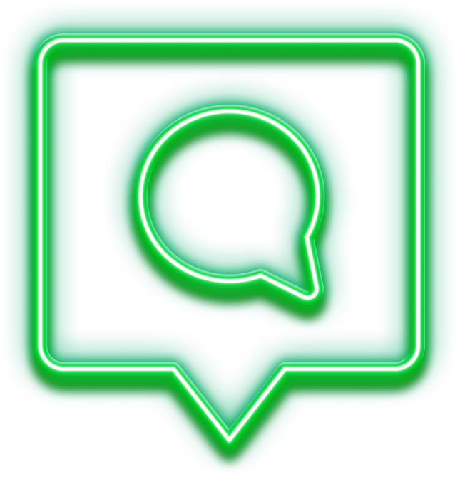 Message Neon Icon